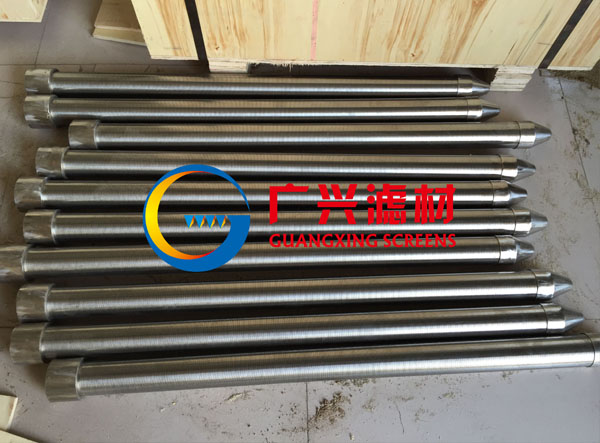 sand point dewatering screen