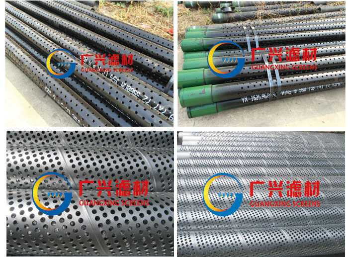 Round Hole Perforated Drilling Pipe