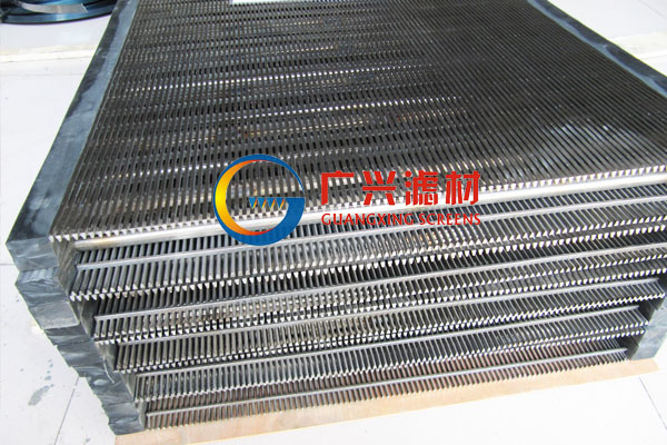 wedge wire screen panel