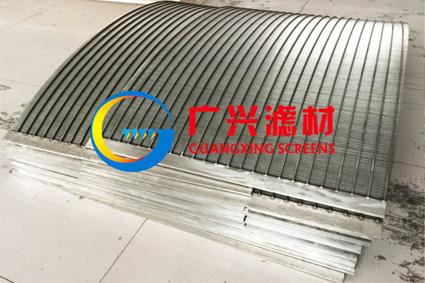 wedge wire screen panel